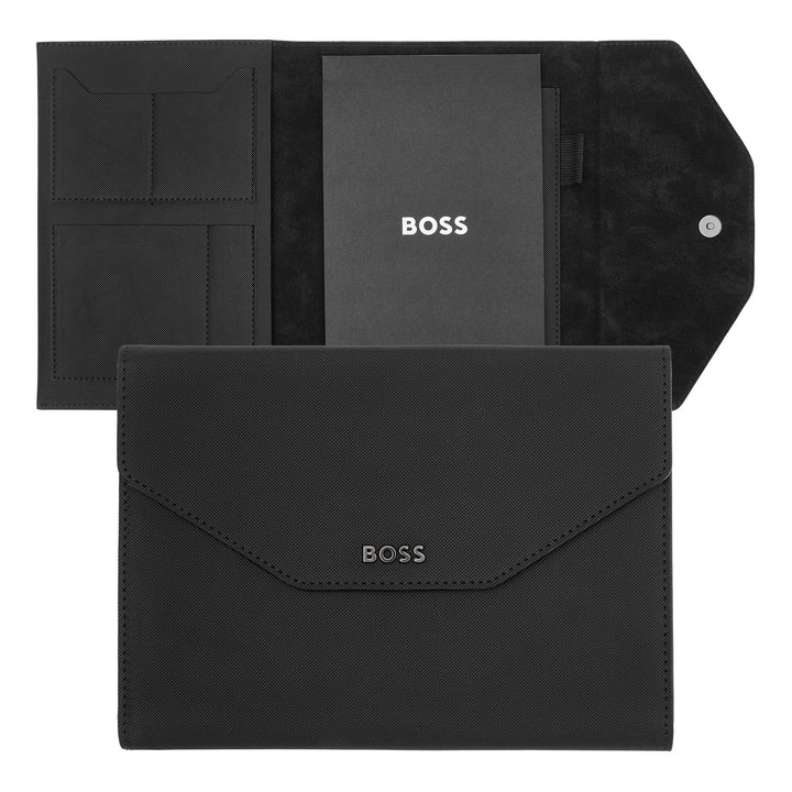Maletín Hugo Boss A5 Rive Negro HDM414A