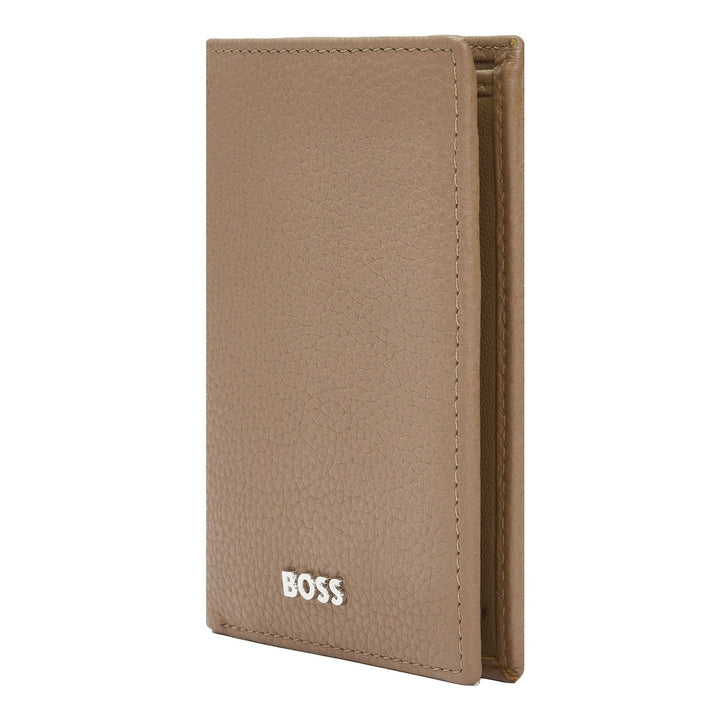 Hugo Boss Classic Grained Camel Folding Card Holder HLE416X