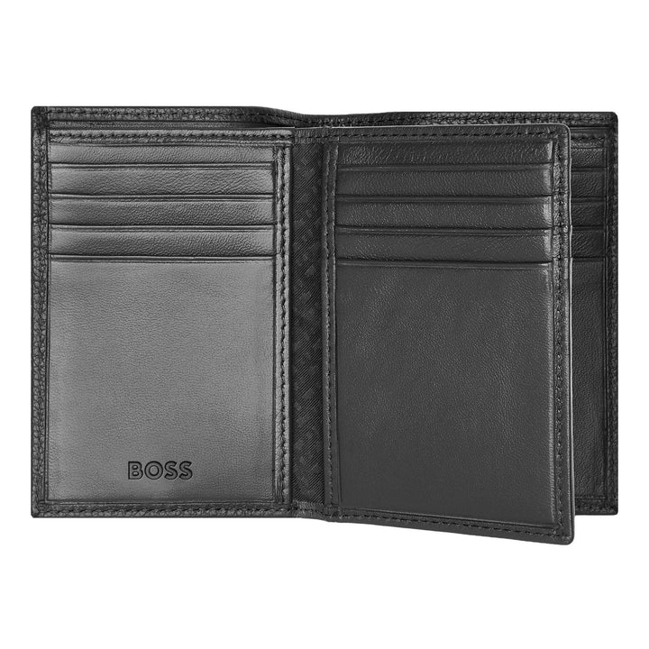 Hugo Boss Trifold Kartenhalter Classic Granulated Black HLF416A