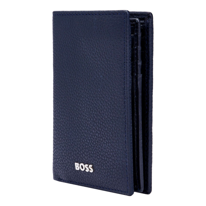Tarjetero Hugo Boss Trifold Classic Grained Navy HLF416N