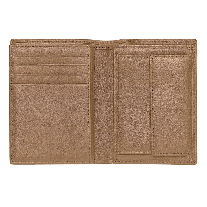 Hugo Boss Tarjetero con solapa y bolsillo para billetes Classic Grained Camel HLG416X