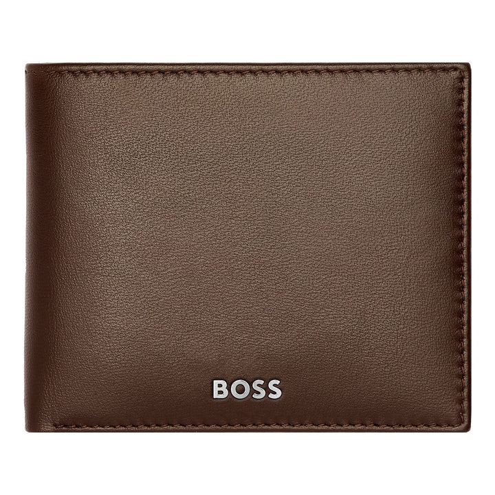 Hugo Boss Monedero Classic Smooth Marrón HLM403Y