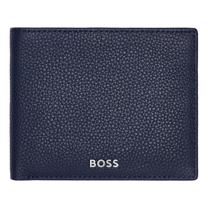 Hugo Boss Classic Grained Navy Geldbrieftasche HLM416N