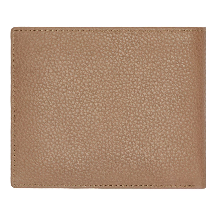 Hugo Boss klassische granulierte Kamelgeldbörse HLM416X