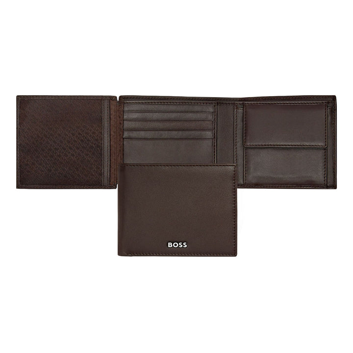 Hugo Boss Money wallet with flap Classic Smooth Brown HLN403Y