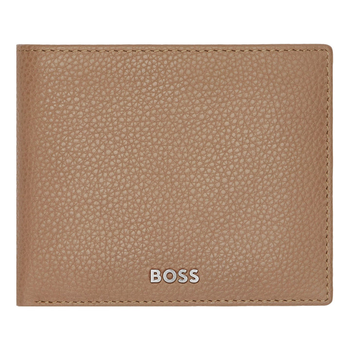 Hugo Boss Portefeuille à rabat Classic Grained Camel HLN416X