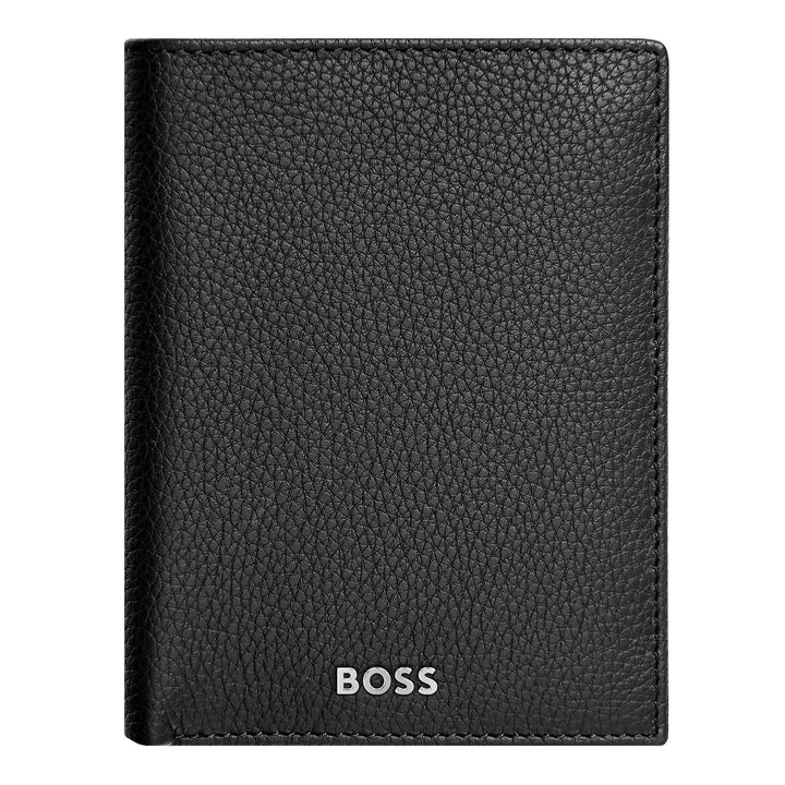 Hugo Boss Cartera Money con solapa vertical Classic Granulado Negro HLO416A