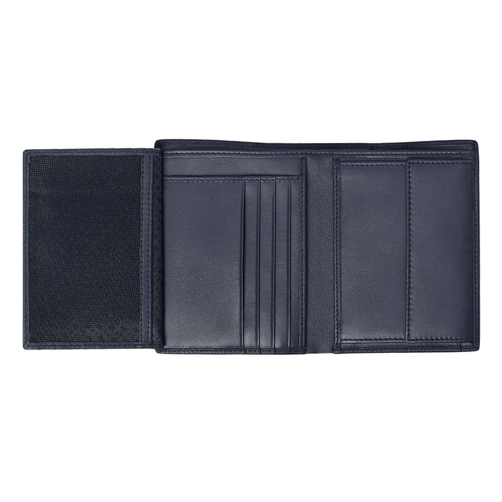 Hugo Boss Portefeuille vertical à rabat Classic Granulated Navy HLO416N