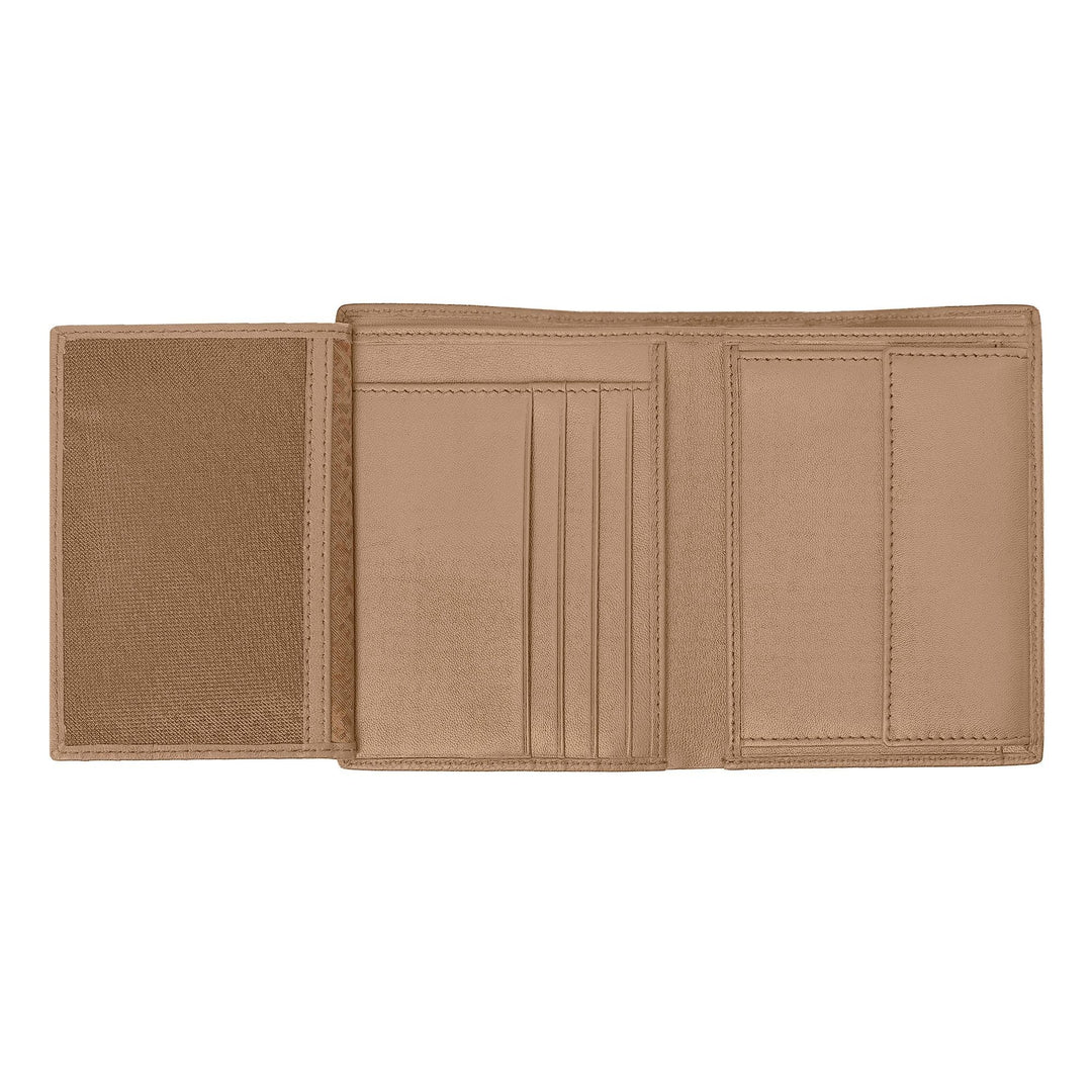 Hugo Boss Portafoglio verticale con patta Classic Granulato Cammello HLO416X