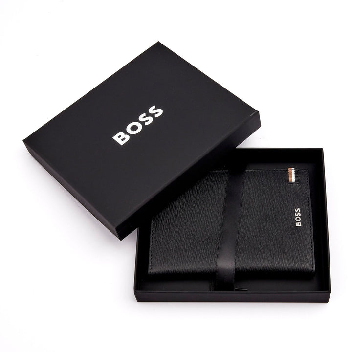Porta Pasaporte Hugo Boss Negro Icónico HLP421A