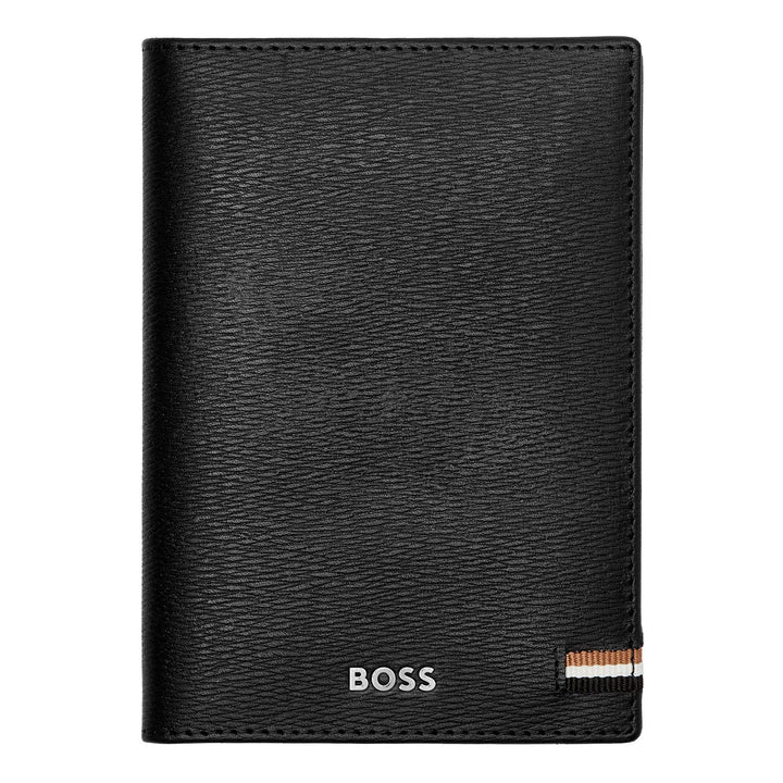 Porta Pasaporte Hugo Boss Negro Icónico HLP421A