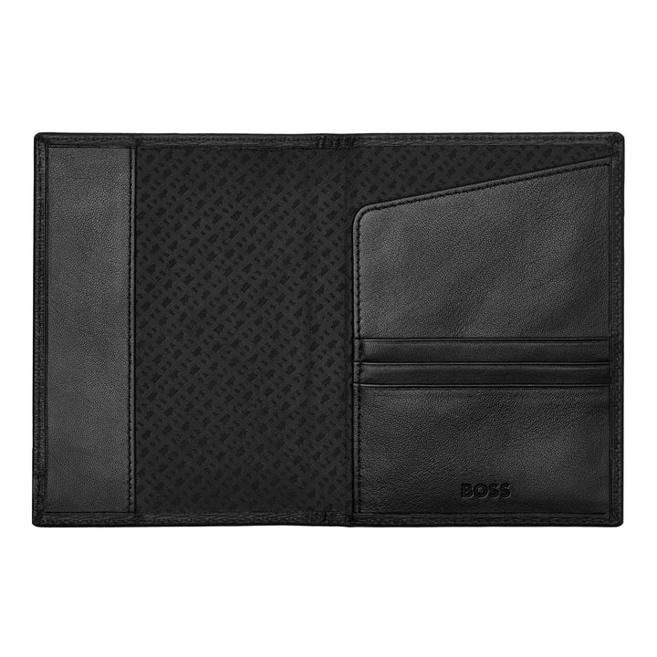 Porta Pasaporte Hugo Boss Negro Icónico HLP421A