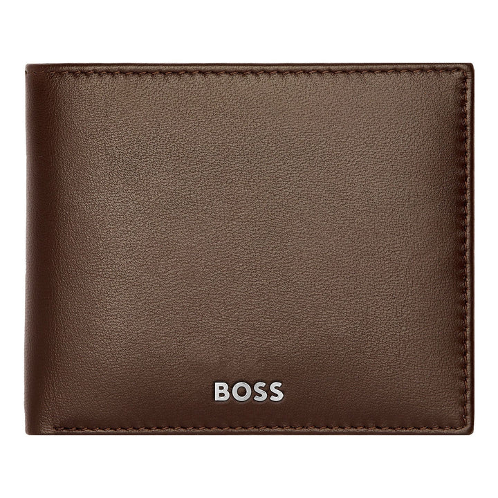 Hugo Boss Portefeuille marron lisse classique HLW403Y