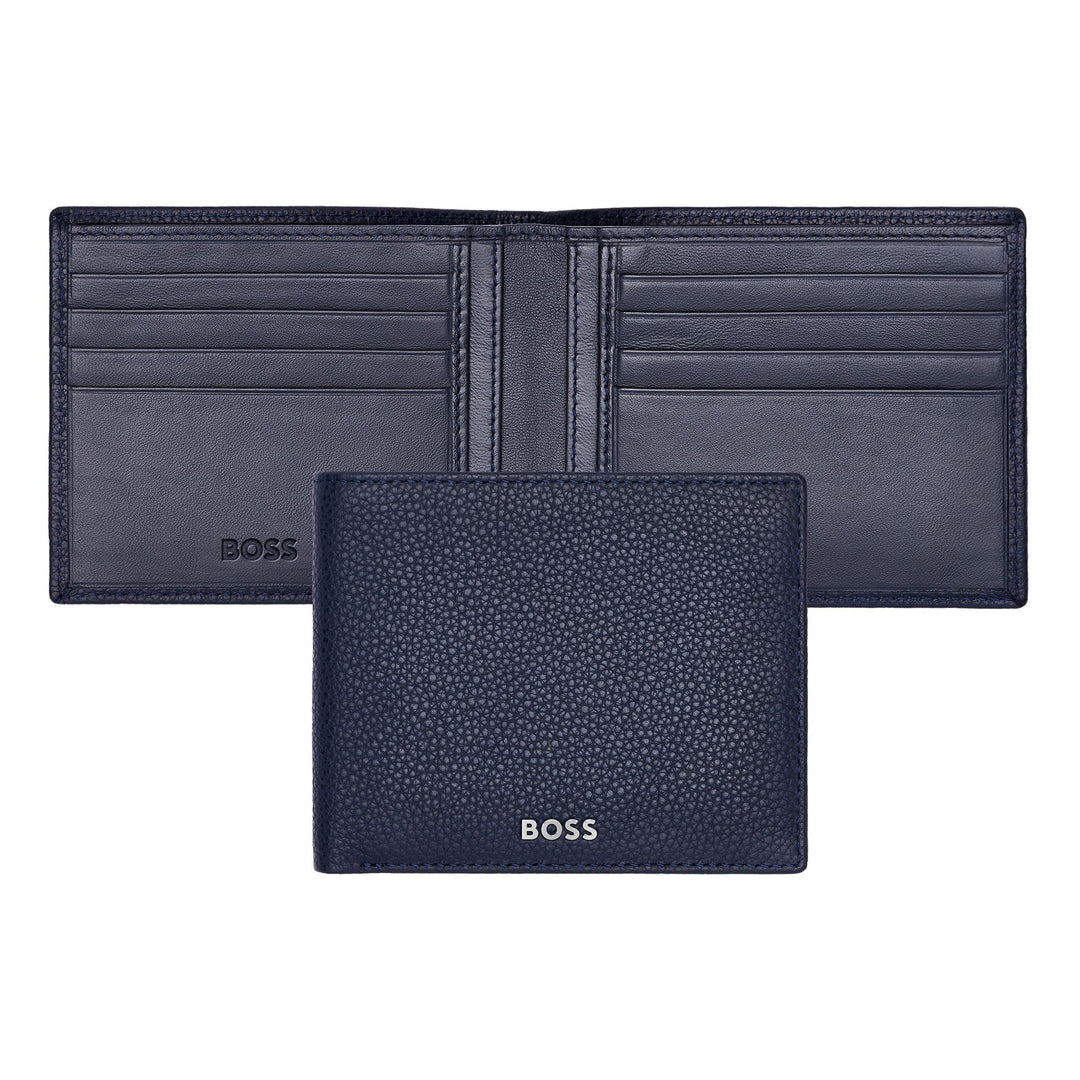 Hugo Boss Classic Granulated Wallet Marineblau HLW416N
