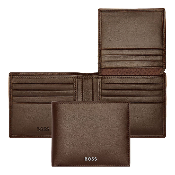 Hugo Boss Flap Wallet Classic Smooth Brown HLY403Y