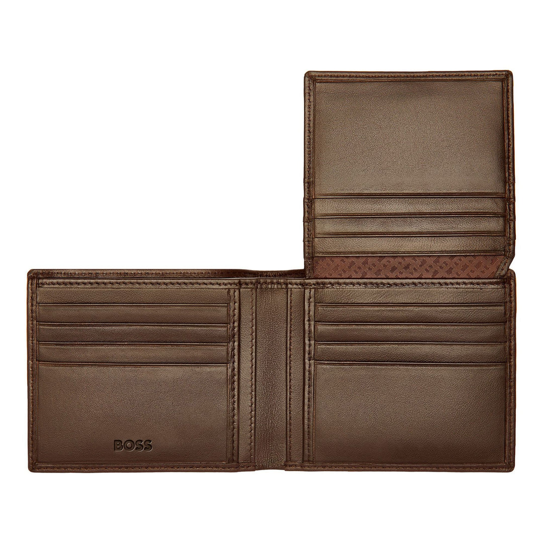 Hugo Boss Flap Wallet Classic Smooth Brown HLY403Y