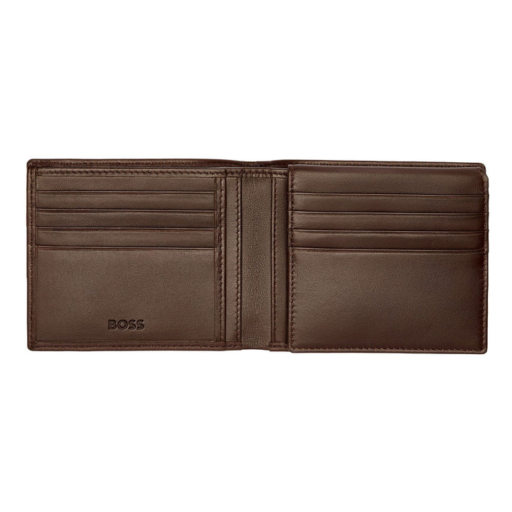Hugo Boss Flap Wallet Classic Smooth Brown HLY403Y
