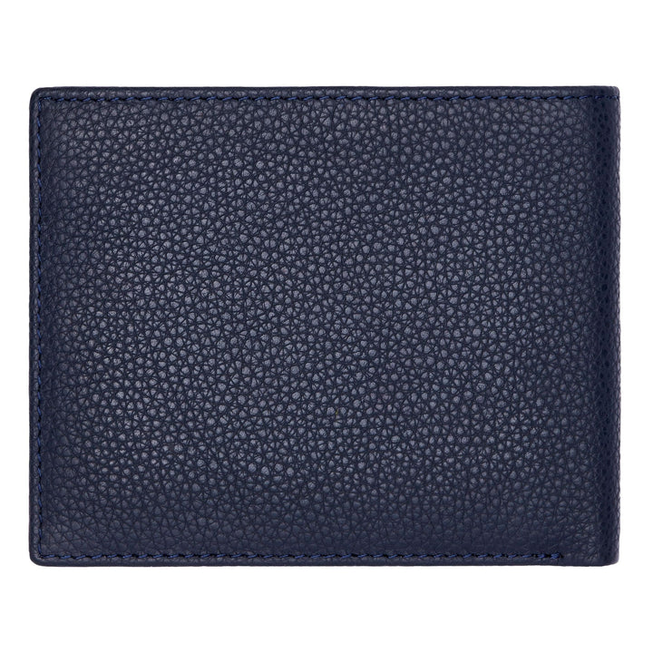 Hugo Boss Classic Flap Wallet Genarbt Navy HLY416N