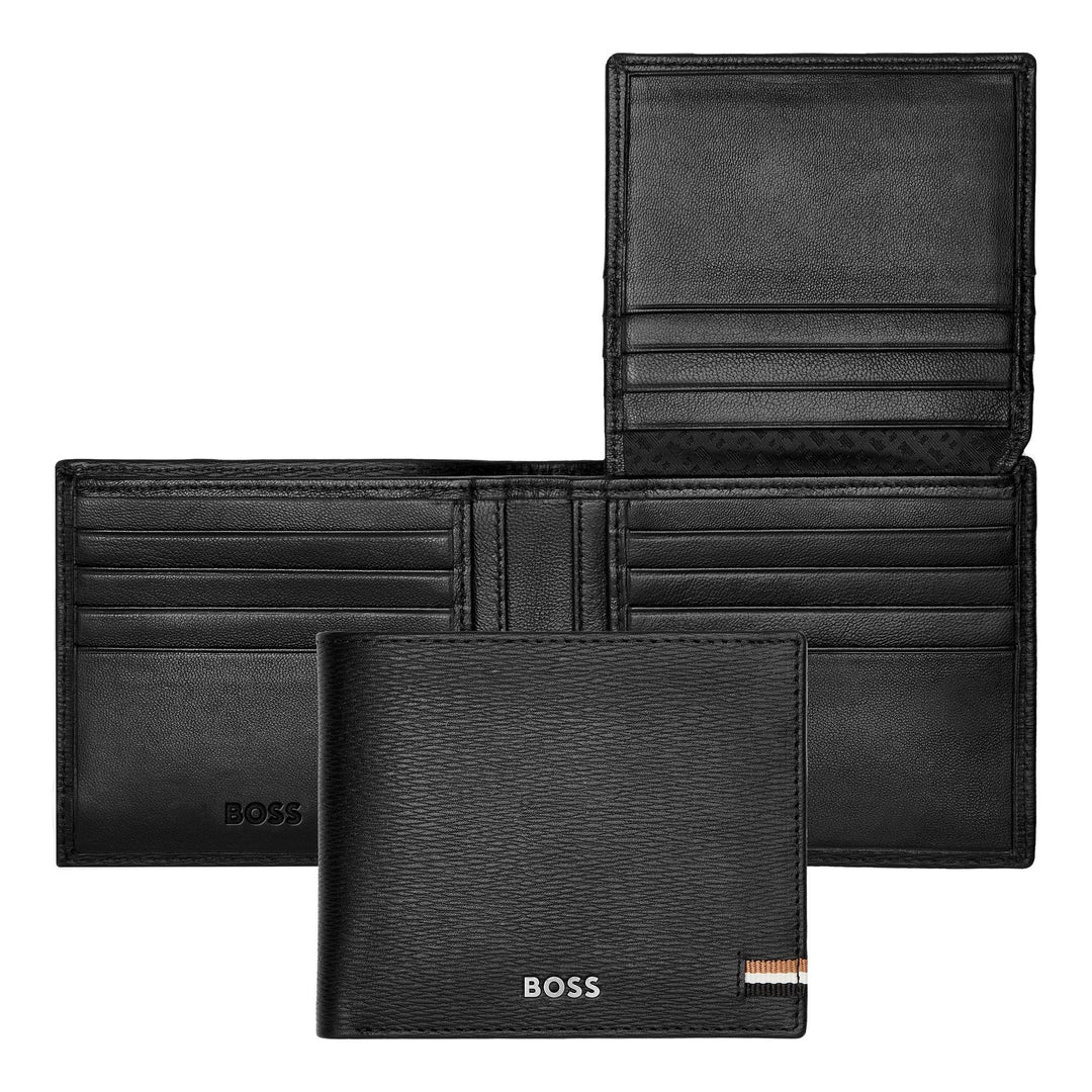 Hugo Boss Flap Wallet Iconic Schwarz HLY421A