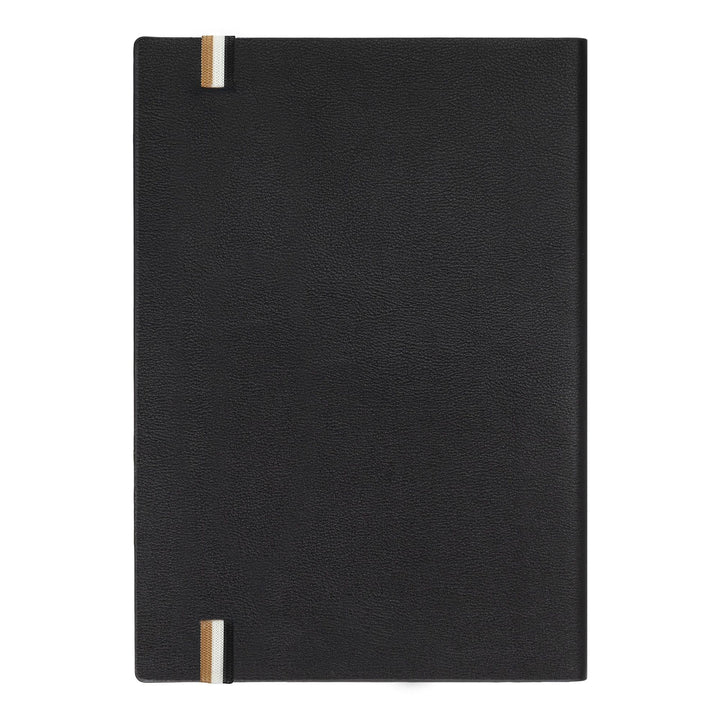 Hugo Boss Cuaderno A5 icónico con rayas negras HNH321AL