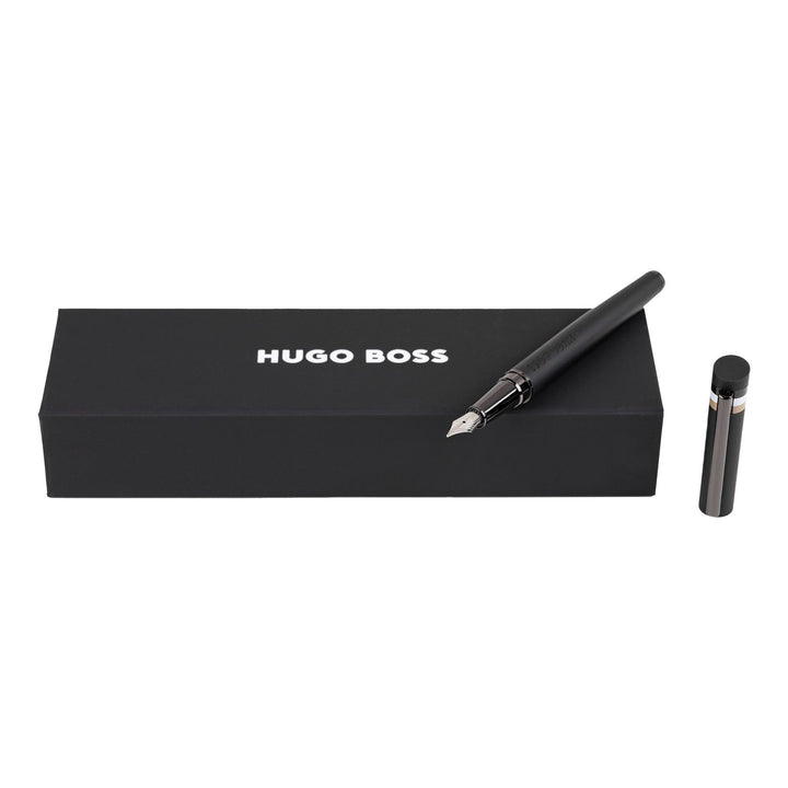 Hugo Boss Füllfederhalter Loop Black Iconic HSG3522A