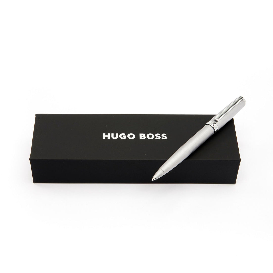 Hugo Boss Penna a sfera Gear Brushed Chrome HSK4414B