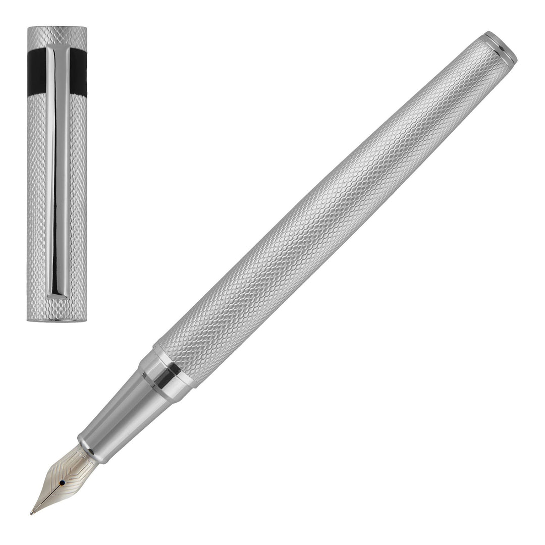 Pluma estilográfica Hugo Boss Loop Diamond Chrome HSW3672B