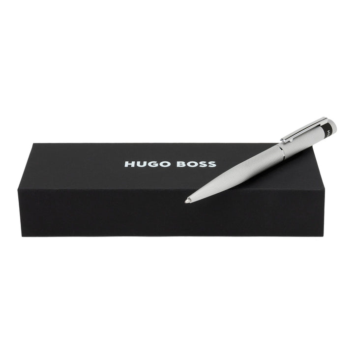 Stylo à bille Hugo Boss Loop Diamant Chrome HSW3674B