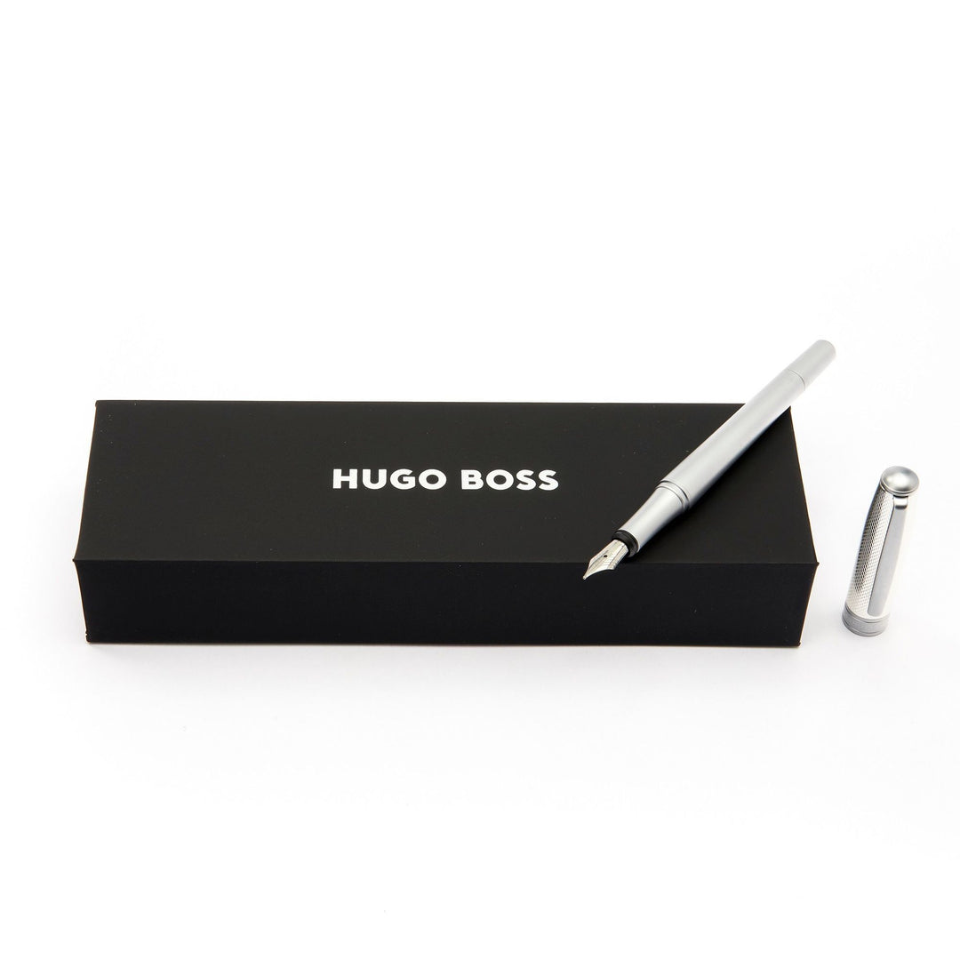 Hugo Boss Essential Metal Silver Füllfederhalter HSY4872C