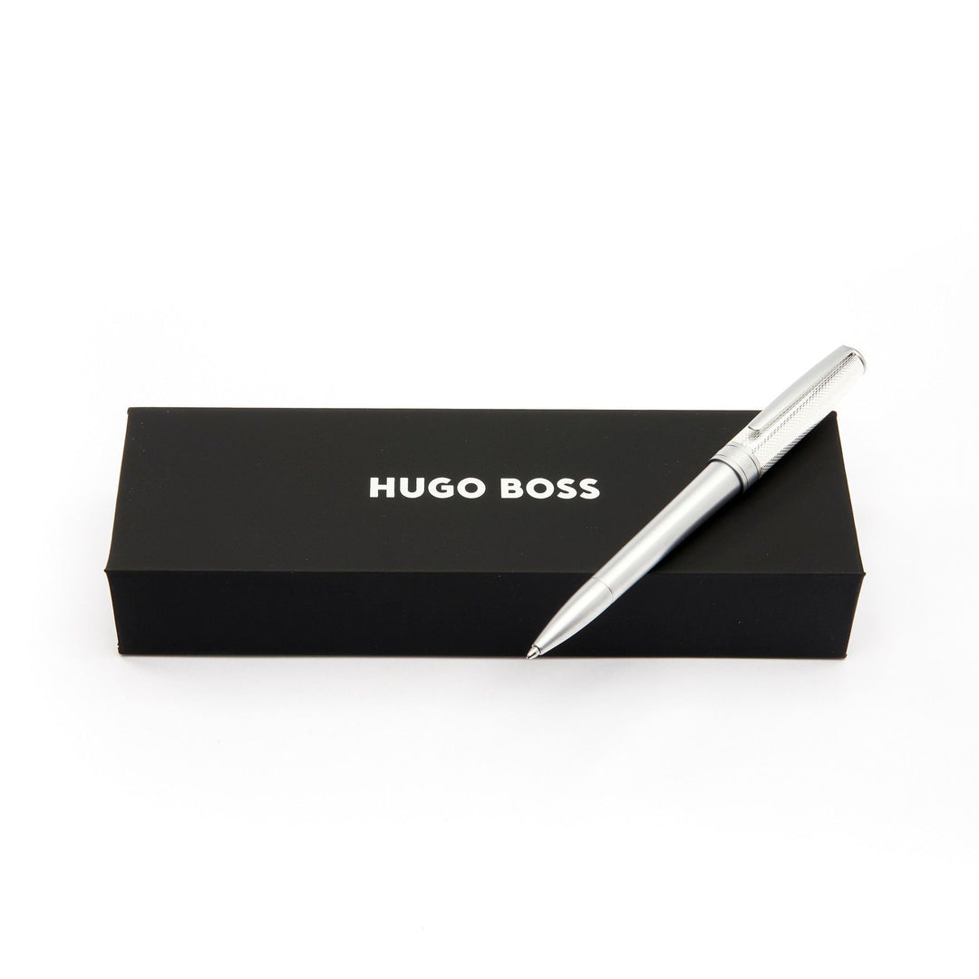 Hugo Boss Penna a sfera Essential Metal Silver HSY4874C
