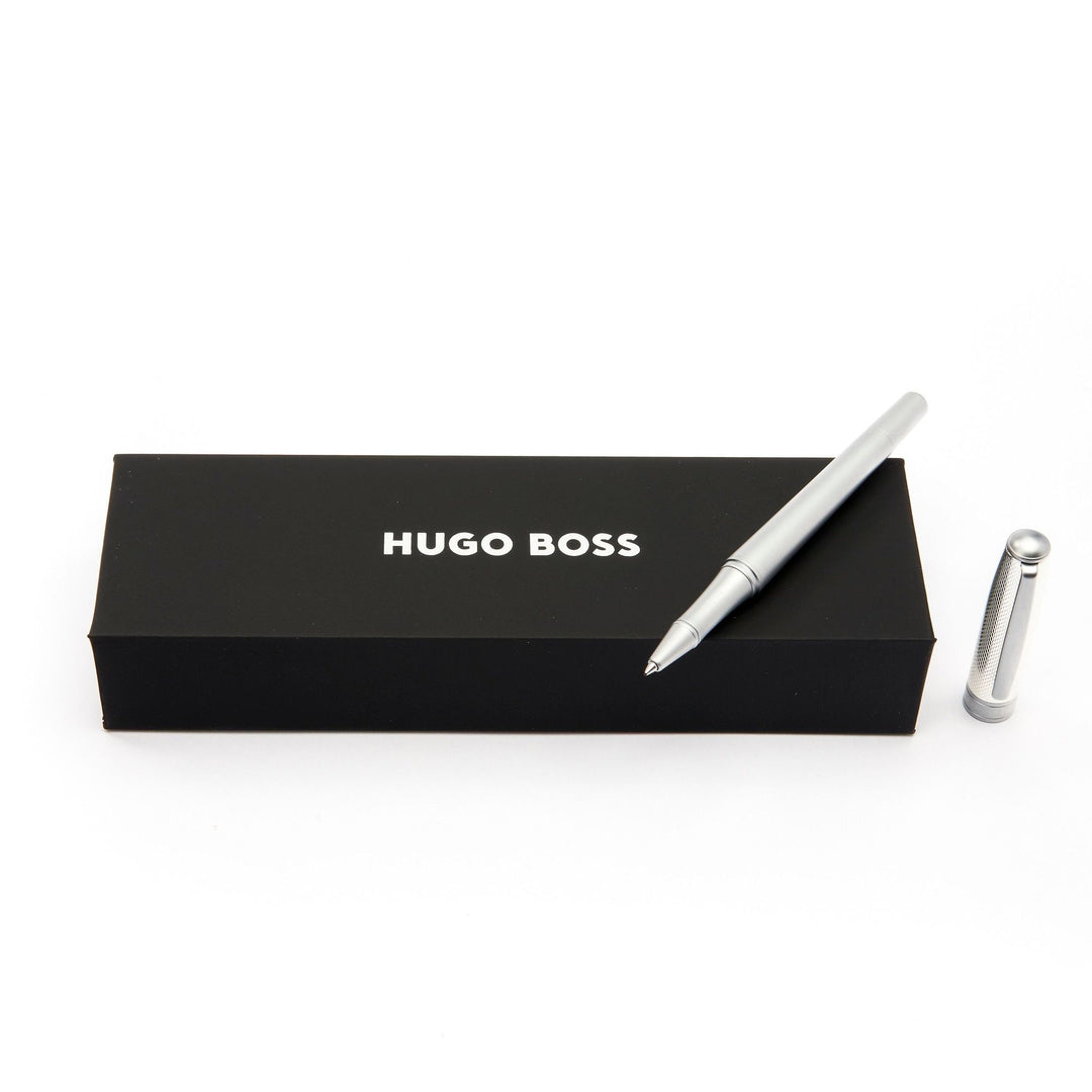 Hugo Boss Essential Metall-Tintenroller Silber HSY4875C