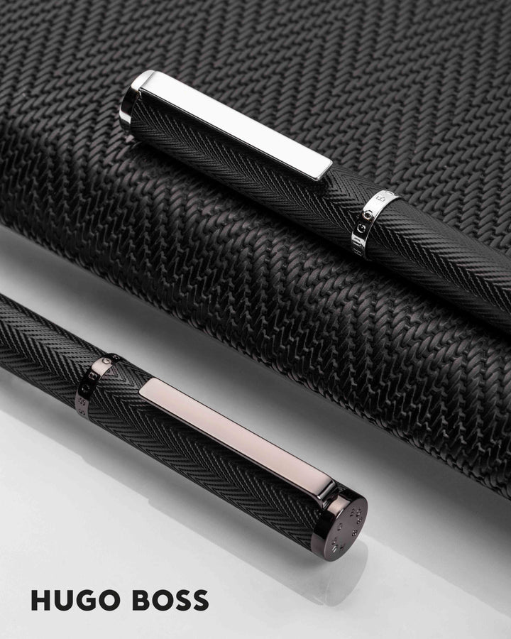 Hugo Boss Kugelschreiber Training Herringbone Gun HSI1064D