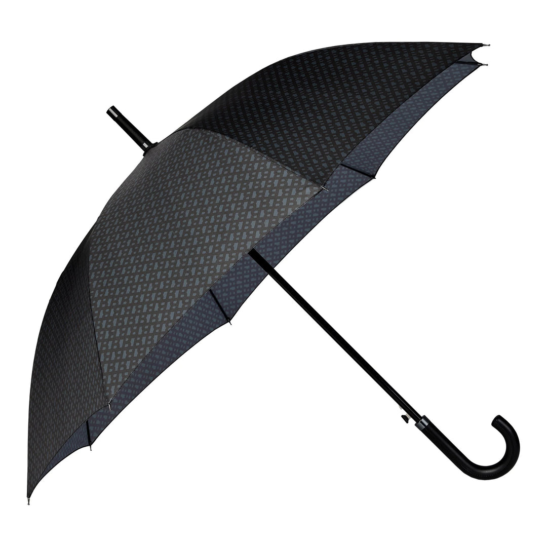 Hugo Boss Monogramm Regenschirm Dunkelgrau HUN310J