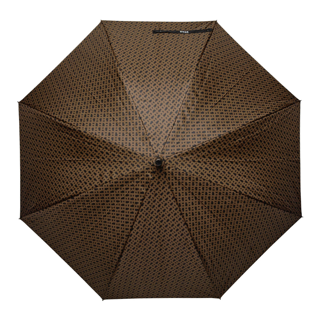 Hugo Boss Monogramm Kamel Regenschirm HUN310Y