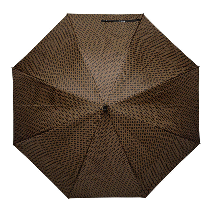 Hugo Boss Monogramm Kamel Regenschirm HUN310Y