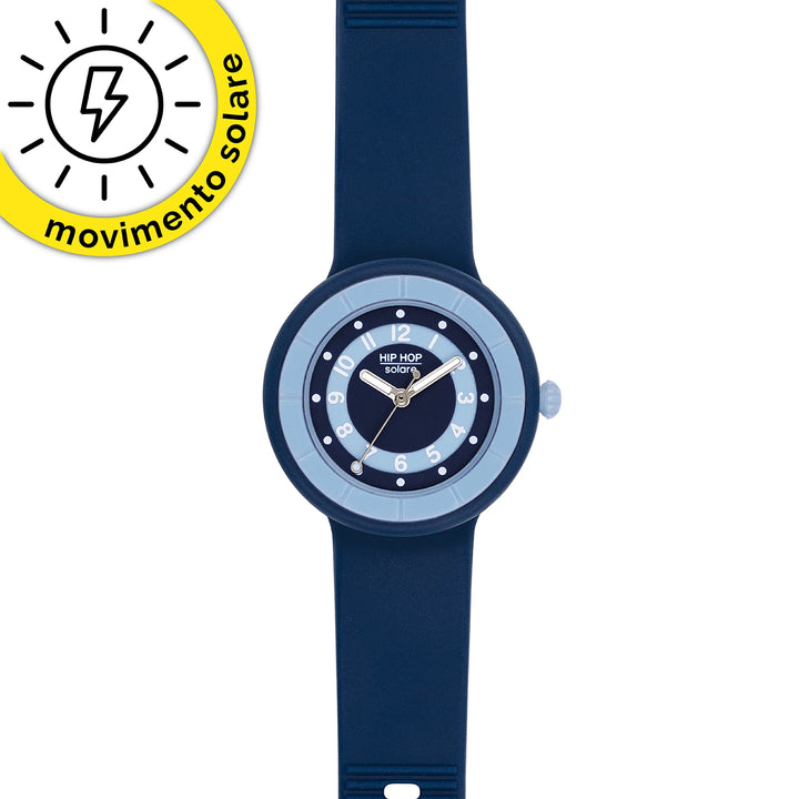 Montre Hip Hop ELECTRIC Blue Hero.Dot Solar Collection 34mm HWU1209