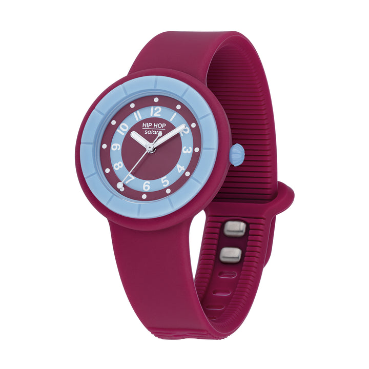 Montre Hip Hop RED WINE Hero.Dot Solar Collection 34mm HWU1210