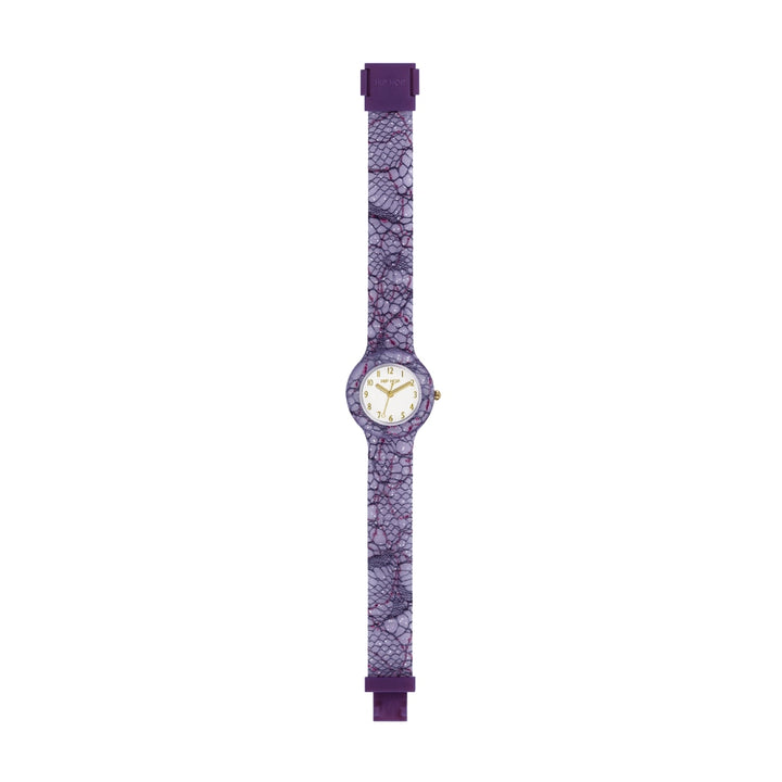 Hip Hop Clock Purple en Fuchsia Lace Collection 32mm HWU1224