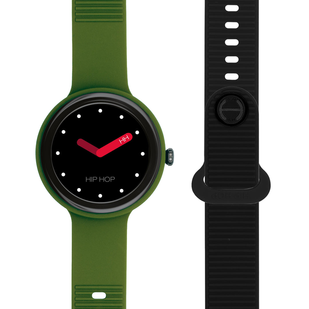 Montre connectée Hip Hop Vert/Noir Hero.Next 41mm HWU1315