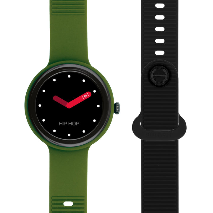 Montre connectée Hip Hop Vert/Noir Hero.Next 41mm HWU1315