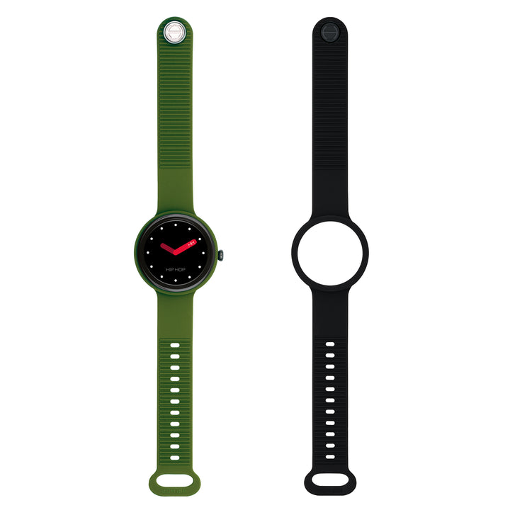 Montre connectée Hip Hop Vert/Noir Hero.Next 41mm HWU1315