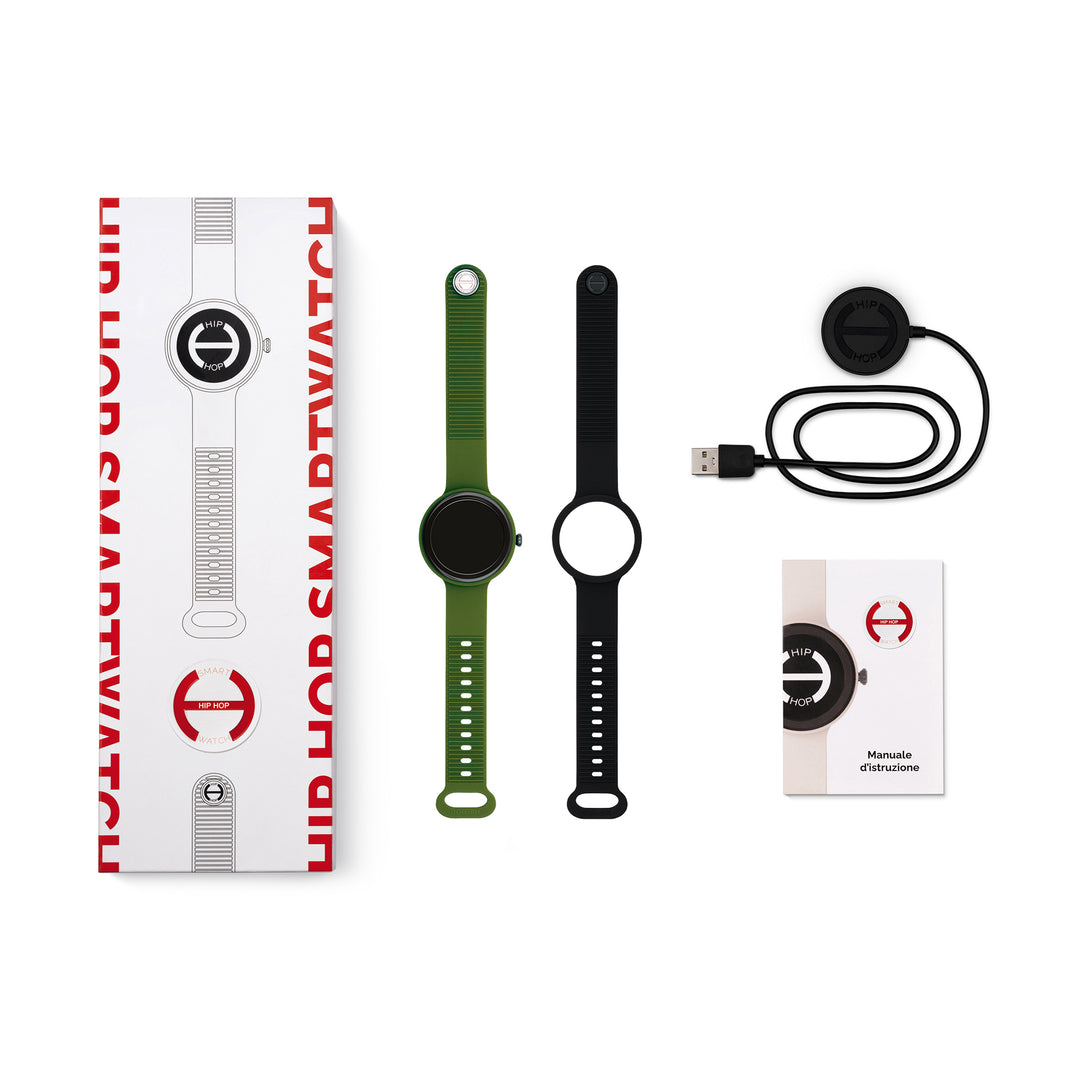 Montre connectée Hip Hop Vert/Noir Hero.Next 41mm HWU1315
