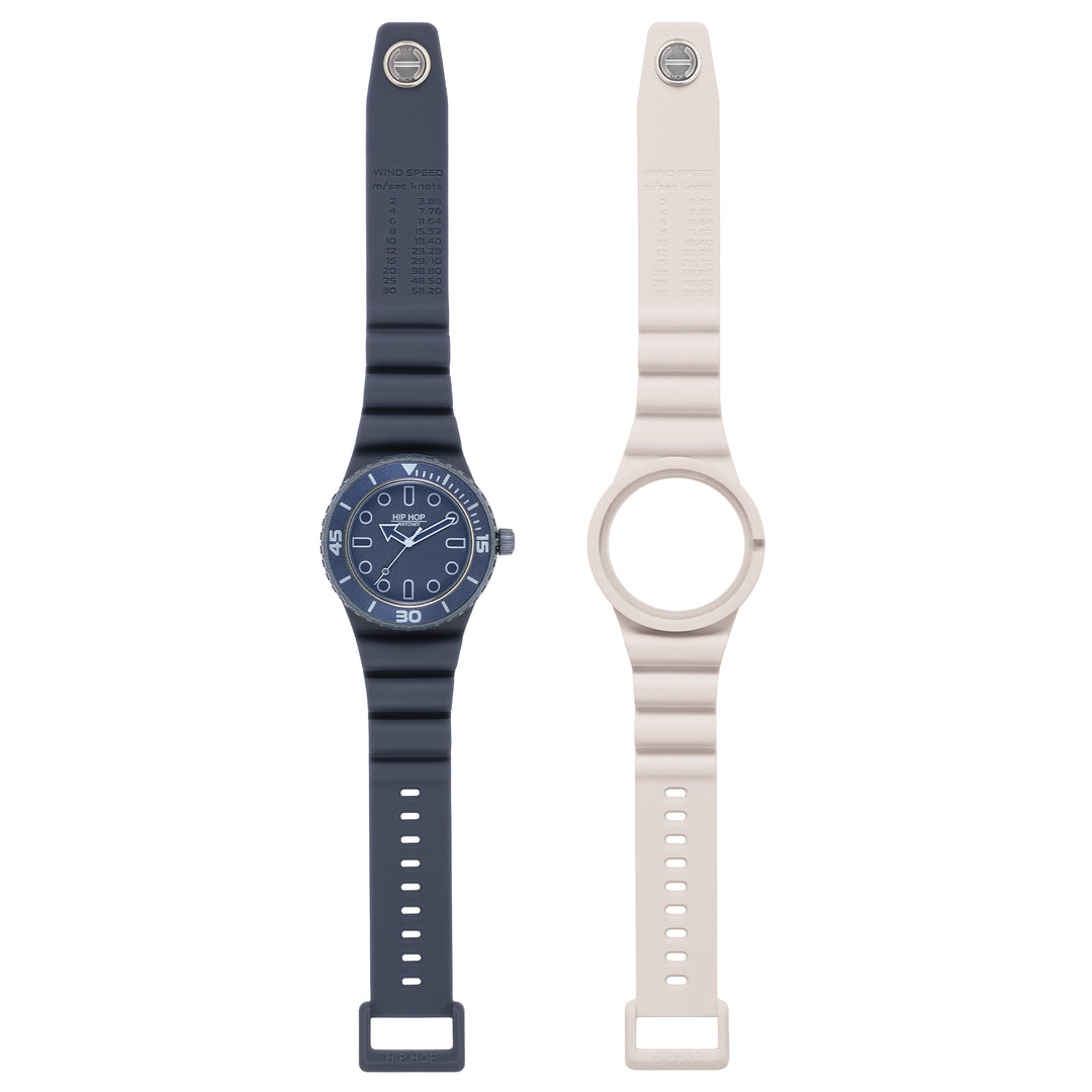 Hip Hop watch BLUE/ICE Master collection 41mm HWU13333