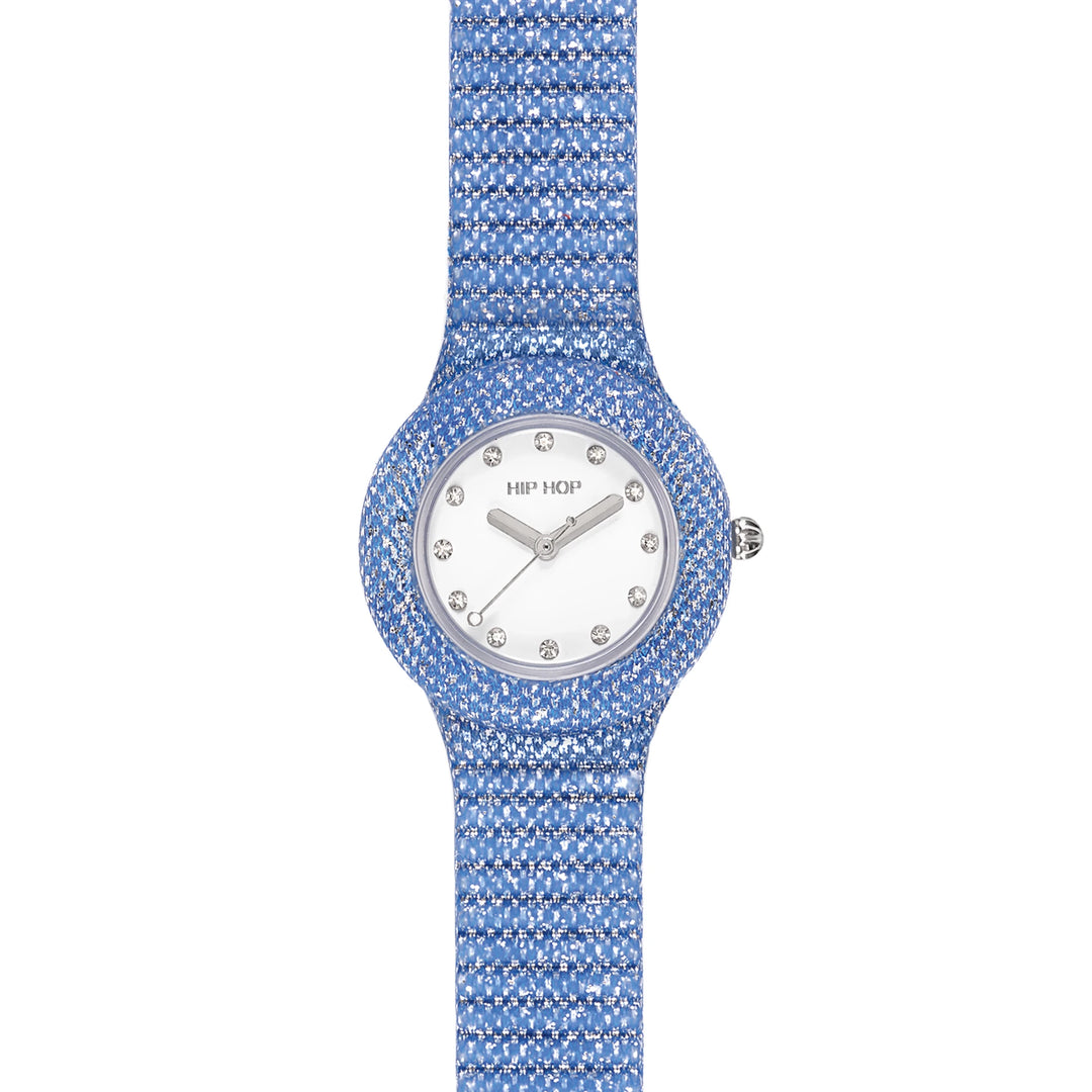 Hip Hop orologio Blu Shimmer Crush 32mm HWU1337