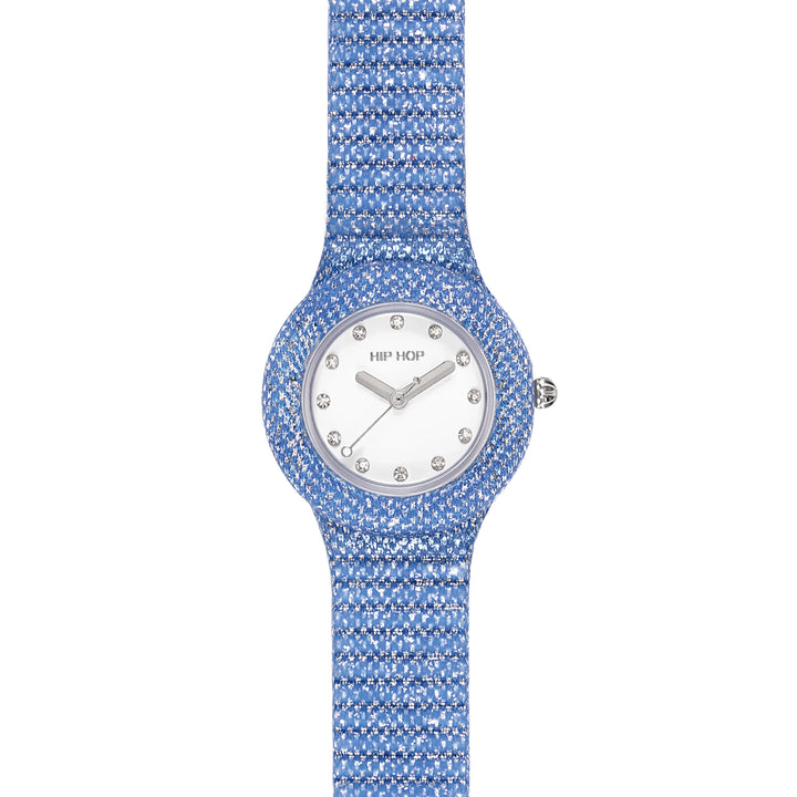 Hip Hop orologio Blu Shimmer Crush 32mm HWU1337