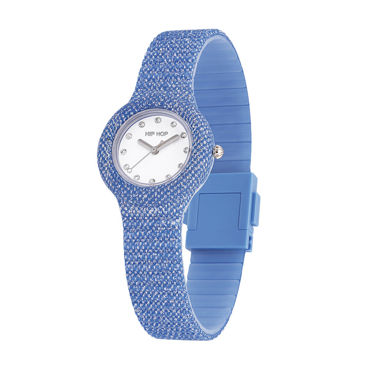 Hip Hop orologio Blu Shimmer Crush 32mm HWU1337