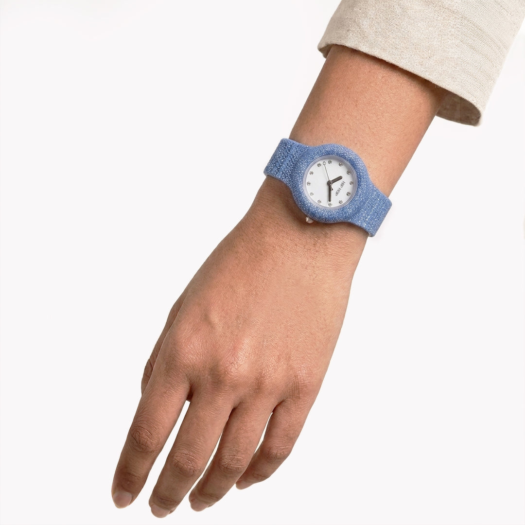 Hip Hop orologio Blu Shimmer Crush 32mm HWU1337