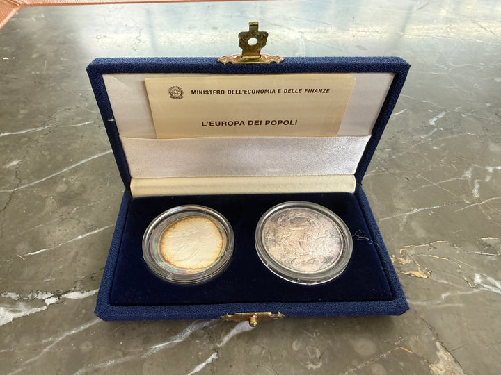 Pièces en argent 5 € 10 € L&