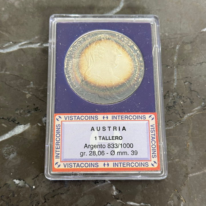 Moneda de plata 1 Thaler Austria