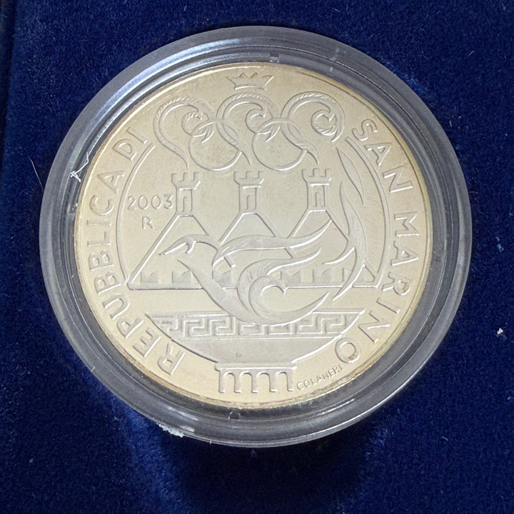 Pièces en argent 5 € 10 € République de Saint-Marin Jeux Olympiques 2004
